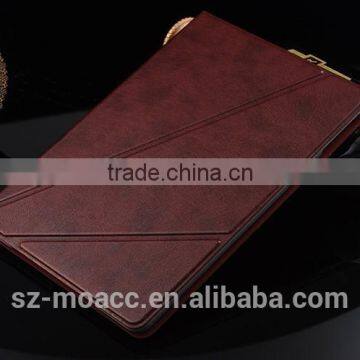 Retro Genuine leather smart case for ipad mini 3 2 1