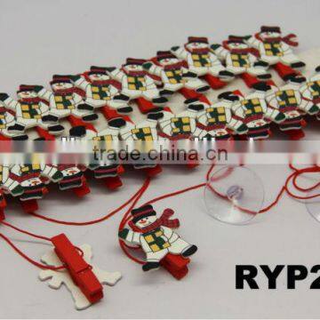 RYP2548 SET OF 24PCS CHRISTMAS WOOD CLIP