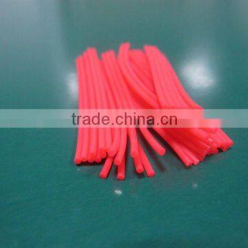 Flexible silicone rubber solid cord