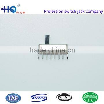 Affordable price vertical slide switches, 1p4t slide switches, slide switch 4 positions, SS-14D01