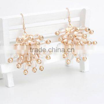 beads cluster earring