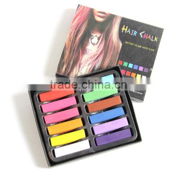 12/24/36Colors Non-Toxic Instant Hair Powder Hair Dye Color Chalk