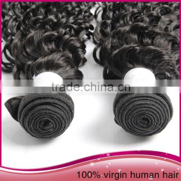 100% human hair braiding hair pure brazilian bouncy curl human hair weaving