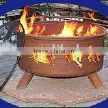 natural rusty barbecue grill