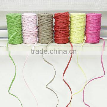 Custom Decorative Craft Paper Twine Rope Ribbon for Packaging