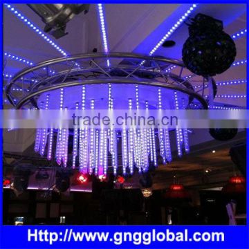 360 degree led dmx 3d vertical tube best quality madrix compatible video digital led color changing lights dmx tube led