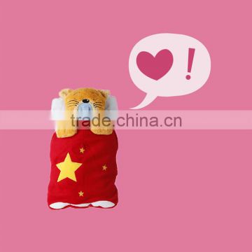 new design cute plush bear hot water bottle cover