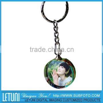 Crystal photo printing keychain