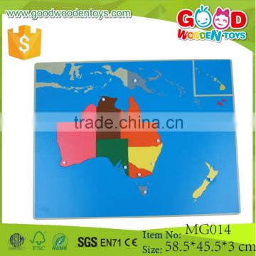 Factory Price educaional NEW Australia Puzzle Map Montessori Materials for Sale