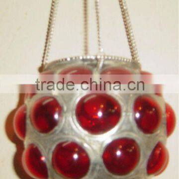 Round Mosaic Lantern
