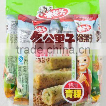 sea weeds flavor 160g crispy mul-grain rolls