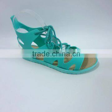 2016 New Design PVC PCU Airblowing Lady and Child Trendy Sandals photo-4