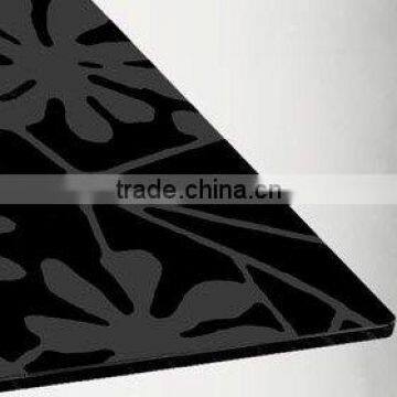 Black Silk Screen Tempered Glass(SMK40107)