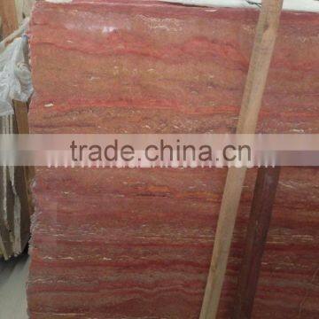 Iran Red Travertine Slab Price