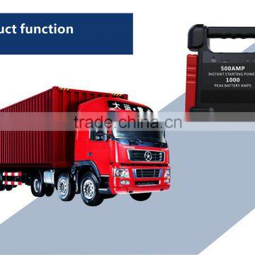 heavy duty lorry Jump starter lithium polymer battery for car emergency start