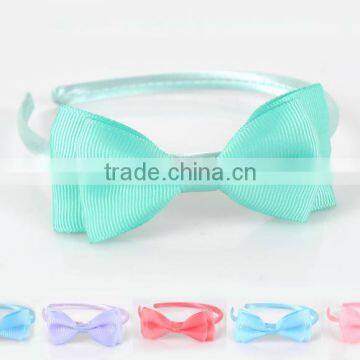 The popular item in USA Hair band iron base with bowknot for Children