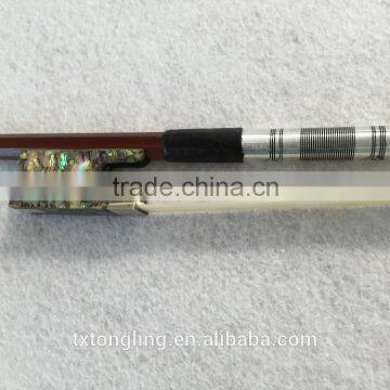 Full Size Violin Round Bow With Flap Frog Brazil Wood Bow photo-6