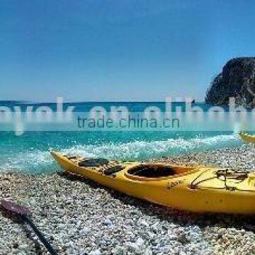 New Design White Water Single Sit in Plastic Sea Kayak Wholesale Racing Kayak Quality Choice Most Popular photo-5