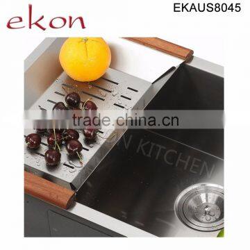 Single Bowl Under Mount Stainless Steel Handmade Kitchen Sink For Sale photo-5