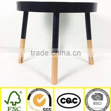 best-selling modern designable furniture folding KD wooden round coffee table