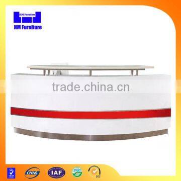 Best Selling White Curved Reception Desk photo-3