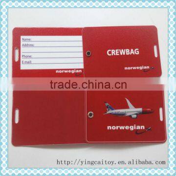 Licai296,pvc luggage tag,soft pvc luggage tag,pp luggage tag;plastic luggage tag