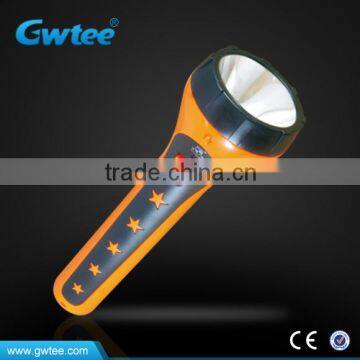 Rechargeable Brazil Plug led plastic torch(GT-8109)