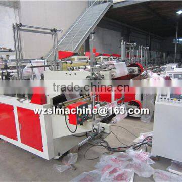 Single-layer Rolling Plastic Bag Making Machine for Vest and Flat Bags