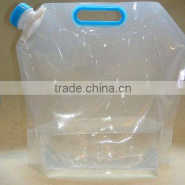 3L,5L,8L foldable water bottle ,food grade PE foldable water bag