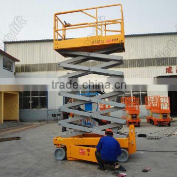 Self Propelled Scissor Work Platform Small Platform Scissor Lift