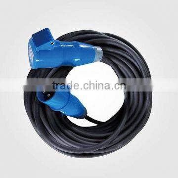 single phase electrical power cable with 16a connectors