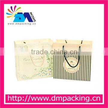 Gift packaging kraft paper bag high grade recycled kraft paper bag