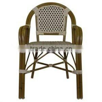 Bamboo Look French Rattan Bistro Chair photo-3