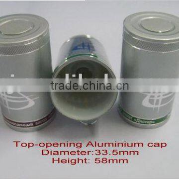 Aluminum vodka bottle cap