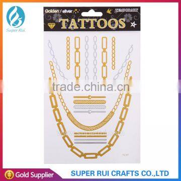 2015 Newest Hot Sale Metallic Temporary Tattoo Stencil photo-2
