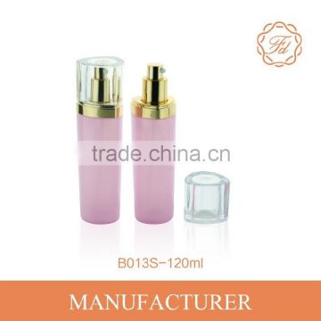 120ML plastic empty lotion bottle with pump for cosmetic liquid water