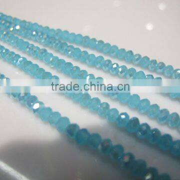 6mm Sales of color glass ab rondelle bead BZ010