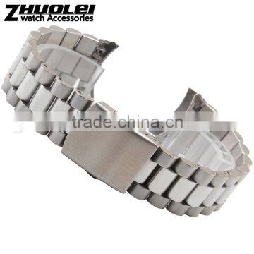 18mm High Quality Imported Stainless Steel Watch Bracelet for Men's and Women's With Fashionable Buckle Wholesale 3PCS