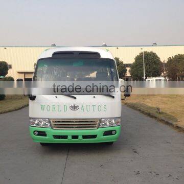 7.5m 26 Seats Coaster Type Mini Bus With Cumins Engine HM6700 photo-3
