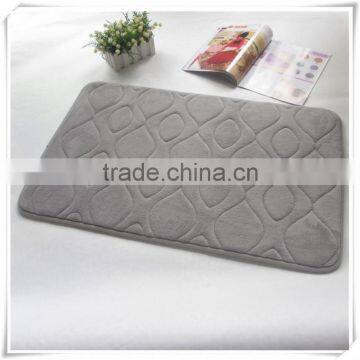 microfiber memory foam bath mat/Memory foam bath mat_ Qinyi