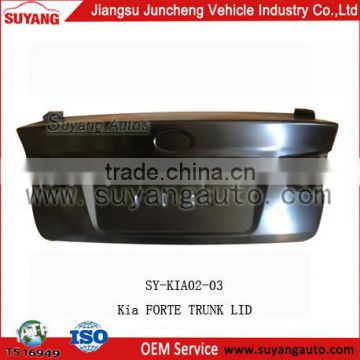 Auto metal body parts Forte trunk lid