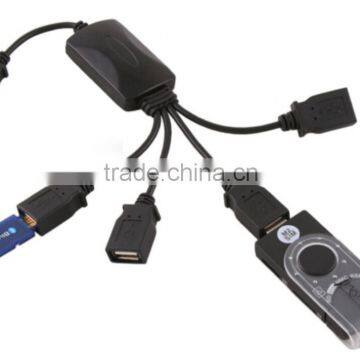 4 Port High Speed USB 1.1 2.0 Adapter Black Electronics Usb Hub Octopus photo-3