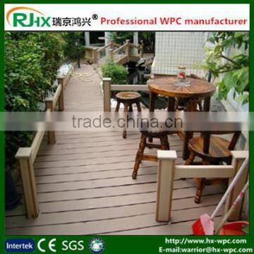 Wood Plastic Composite Decking/solid Design Wpc Decking 100% Eco-friendly With Waterproof Outdoor Deck Flooring photo-3