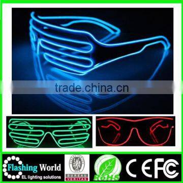 amazing neon el flashing sunglass