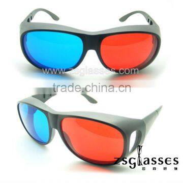 Cheap Promotion imax active red/cyan/blue 3d glass/3d glasses/3d eyewear plastic polarized polarizer film Factory Custom logo