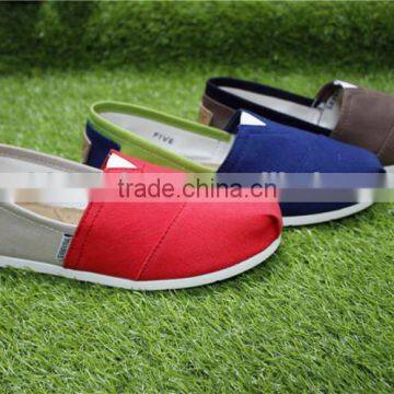 Refreshing and sports leisure cloth shoes rubber soles