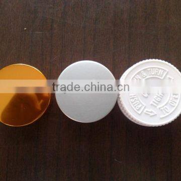 wholesale bottle cap color plastic caps for vitamins