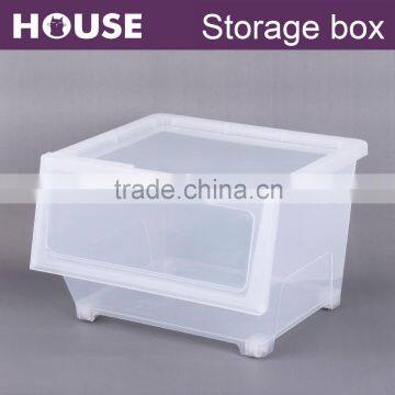 39L Front Lid storage box on wheels/ storage container