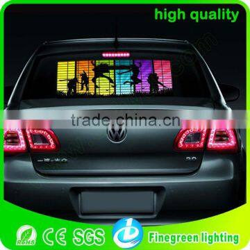 animated el car sticker,high quality el car sticker used for car window,hot selling over the world