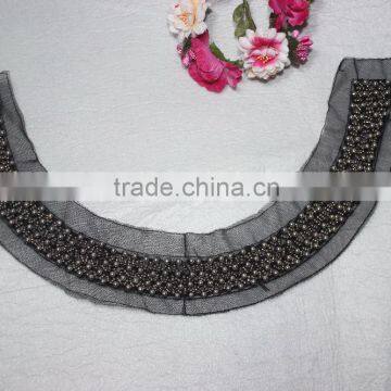 Handmade bead embellishments beaded neck trim